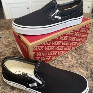 Women’s Black Slip On Vans